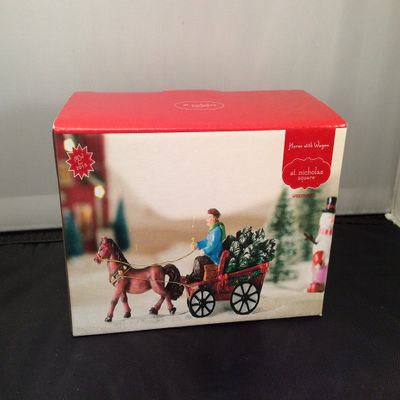 St Nicholas Village Horse Pulling Wagon