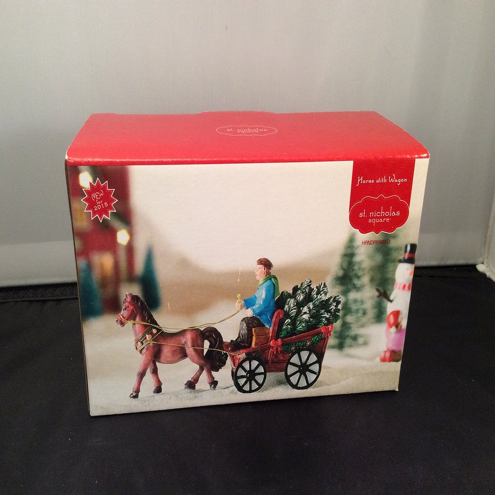 St Nicholas Village Horse Pulling Wagon