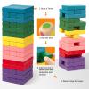 Lewo Wooden Stacking Board Games Building Blocks for Kids Boys Girls- 48 Pieces view 3