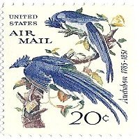 1959 US Air Mail Postage Stamp Columbia Jays 20 Cents MNH Scott #C71