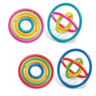 Trainers Warehouse Gyrobi Fidget Toy | Increases Focus, Reduces Stress | Set of 12 (Gyrobi 12)