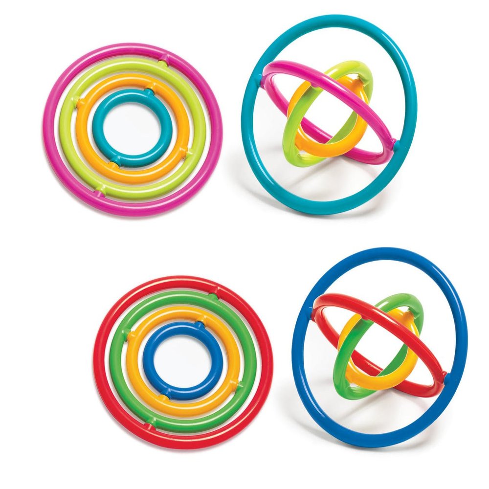 Trainers Warehouse Gyrobi Fidget Toy | Increases Focus, Reduces Stress | Set of 12 (Gyrobi 12)
