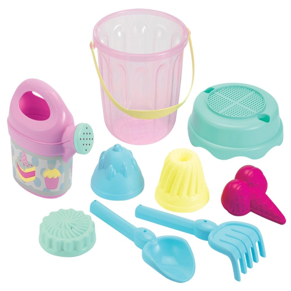 Ecoiffier "Muffin Bucket Set with Watering Can (Multi-Colour)