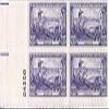 1951 Battle Of Brooklyn 3 Cent US Postage Stamp Plate Block MNH Scott #1003 view 1