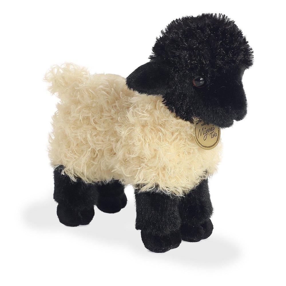 Aurora Adorable Miyoni Tots Suffolk Lamb Stuffed Animal - Lifelike Detail - Cherished Companionship - White 8.5 Inches