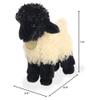 Aurora Adorable Miyoni Tots Suffolk Lamb Stuffed Animal - Lifelike Detail - Cherished Companionship - White 8.5 Inches view 4