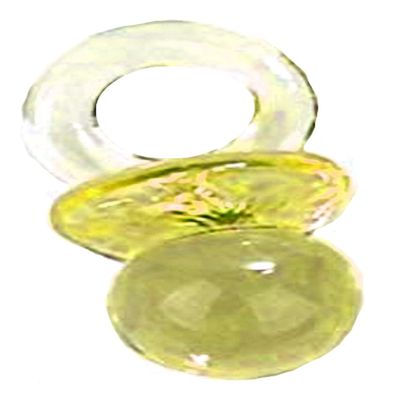 144 Mini Pacifiers Baby Shower Favor 7/8" Long - Yellow by Party Favors Plus