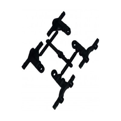 3racing 415012948 RC Model Hop-ups SAK-D415 Bulkhead Cover 15degree for D4, Multi