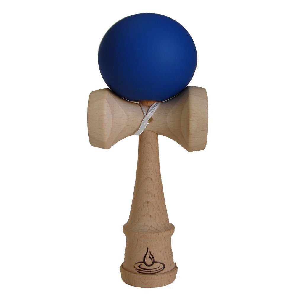 Blue Rubberized Kendama