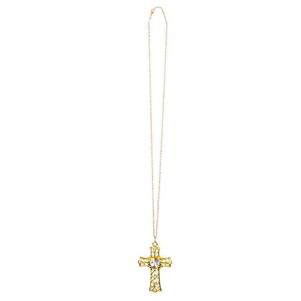 Boland 64332 Jewel Cross Necklace, Gold