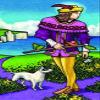 US Games Tarot:Magnets-The Fool view 2