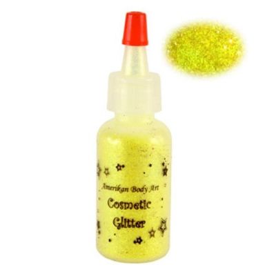 Amerikan Body Art Glitter - Electric Yellow (0.5 oz)