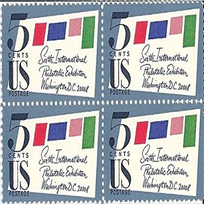 1966 SIPEX US Postage Stamp 5 Cent Block Of 4 MNH Scott #1310