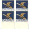 1968 Vote 6 Cent US Postage Stamp Block Of 4 MNH Scott #1344 view 1