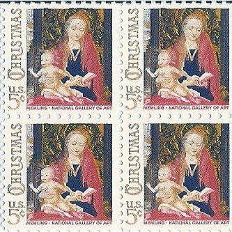 1966 Christmas 5 Cent US Postage Stamp Block Of 4 MNH Scott #1321