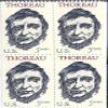 1967 Thoreau 5 Cent US Postage Stamp Block Of 4 MNH Scott #1327 view 1