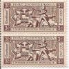 1956 Fort Ticonderoga 3 Cent US Postage Stamp Pair MNH Scott #1071 view 1