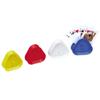 4 Triangle Plastic Playing Card Holders Canasta Hand Poker Rummy Pinochle Bridge view 1