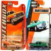 1963 Cadillac Ambulance Matchbox & 1969 Cadillac Sedan Deville Adventure Car Retro Style set MBX Heroic Emergency Response Team view 1