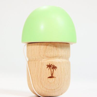 Bahama Kendama Mushroom Pill Kendama- Reverse Spike - Glow in the Dark
