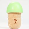 Bahama Kendama Mushroom Pill Kendama- Reverse Spike - Glow in the Dark view 1