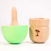Bahama Kendama Mushroom Pill Kendama- Reverse Spike - Glow in the Dark view 2