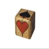Newt's Playing Cards HideWood Design Suited Trump Marker/Indicator/Cube - 1-1/4" Stylish Block That Helps Card Players Know What is Trump (Classic) view 2