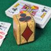Newt's Playing Cards HideWood Design Suited Trump Marker/Indicator/Cube - 1-1/4" Stylish Block That Helps Card Players Know What is Trump (Classic) view 4