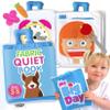 Curious Columbus Quiet Book  Large Fabric Activity Book, Montessori Learning Toy, 10 Engaging Pages for Quiet Play, Perfect for at Home Learning, Airplane Activities and Road Trips. view 1