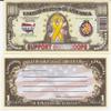 Support Our Troops $Million Dollar$ Novelty Bill Collectible by AAC view 1