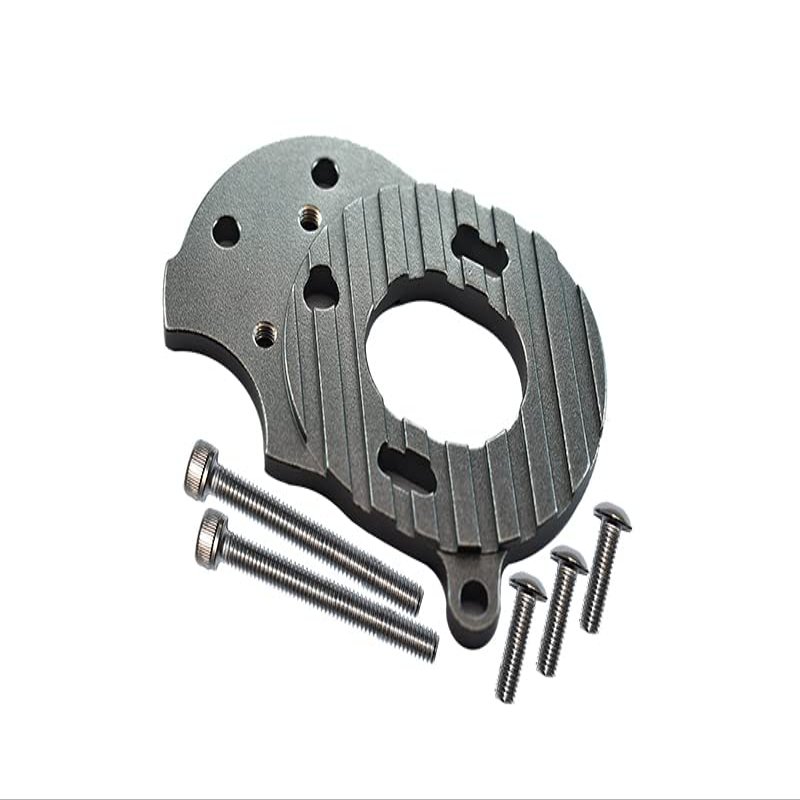 GPM For Tamiya MF01X Upgrade Parts Aluminum Motor Plate - 1Pc Set Gray Silver