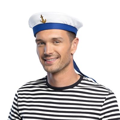 Boland 44366 Sailor Ted Hat, Unisex, Adult, One Size