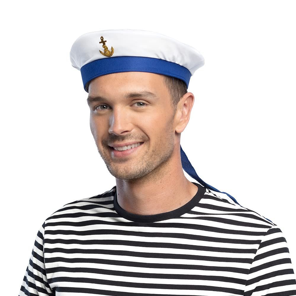 Boland 44366 Sailor Ted Hat, Unisex, Adult, One Size