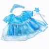 Blue Snow Princess Gown Teddy Bear Clothes Fits Most 14"-18" Build-a-Bear and Make Your Own Stuffed Animals view 1