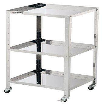 AS ONE Stainless Wagon with Frames Regular Type 3-Tiers Wagon with Frames / 3-1556-02