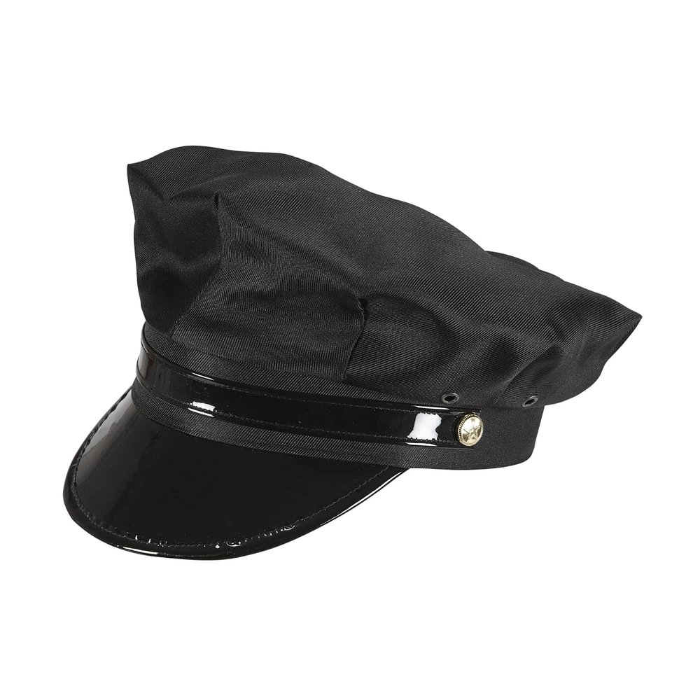 WIDMANN 03608 Chauffeur Hat for Adults (Black)