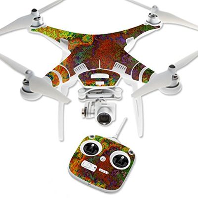MightySkins Skin Compatible with DJI Phantom 3 Standard Quadcopter Drone wrap Cover Sticker Skins Rust