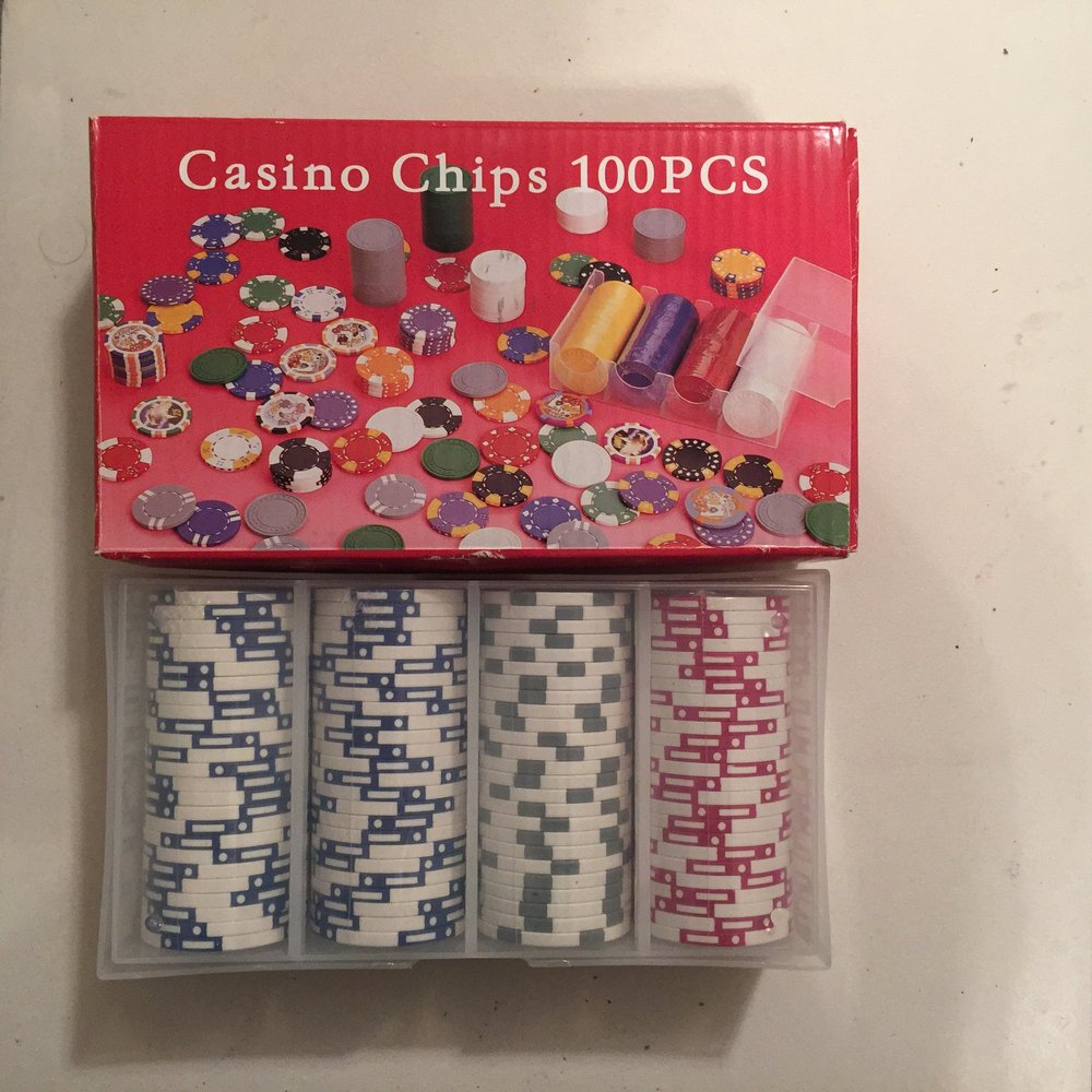 Casino Chips 100 PCS.