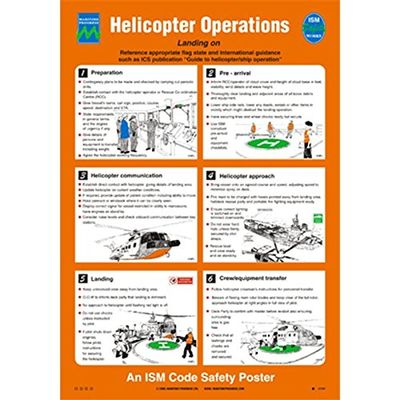1078 Poster - Helicopter Operations - Landing on