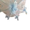 Party Favors Plus 36" White Lace Baby Shower Umbrella Blue Storks, Pacifiers & Rattles view 2