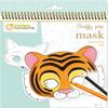 Avenue Mandarine - Ref GY023O - Graffy Pop Colouring Masks - Animals - 24 Masks to Colour, Pre-Cut for Easy Removal, 12 Designs of Mask, Suitable for Ages 5+ view 1
