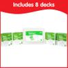 edxeducation School Friendly Playing Cards - In Home Learning Game - Set of 8 Decks - 448 Cards - Multicolored Patterned Cards Numbered 0-13 - Teach Counting and Probability view 2