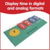 edxeducation Time Flip Chart - Teaching Clock for Kids - Learn to Tell Time with Analog and Digital Formats view 2
