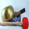 22.86 cm (9") Singing Bowl for Meditation, Tibetan Bell Bowl, Handmade Metal, 7-Metal Bowl from Nepal view 2