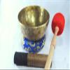 22.86 cm (9") Singing Bowl for Meditation, Tibetan Bell Bowl, Handmade Metal, 7-Metal Bowl from Nepal view 4