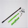GPM For HPI Crawler King Upgrade Parts Aluminum Suspension Rod & Spring Steel Thread Shaft - 3Pcs Set Green view 1