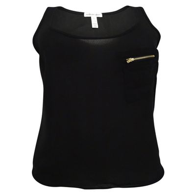 ChicBoutique Wool Dobby Top Black