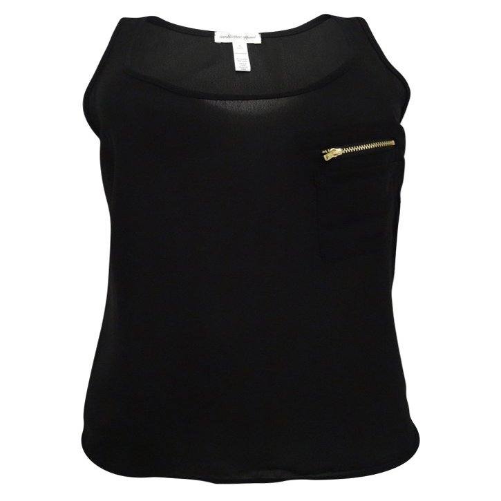 ChicBoutique Wool Dobby Top Black