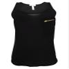 ChicBoutique Wool Dobby Top Black view 1
