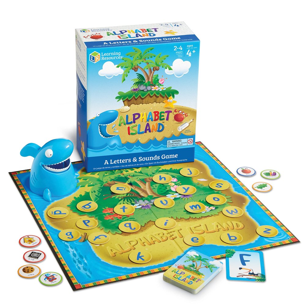 Learning Resources Alphabet Island a Letter & Sounds Game - Montessori ABC Toys, Ages 4+